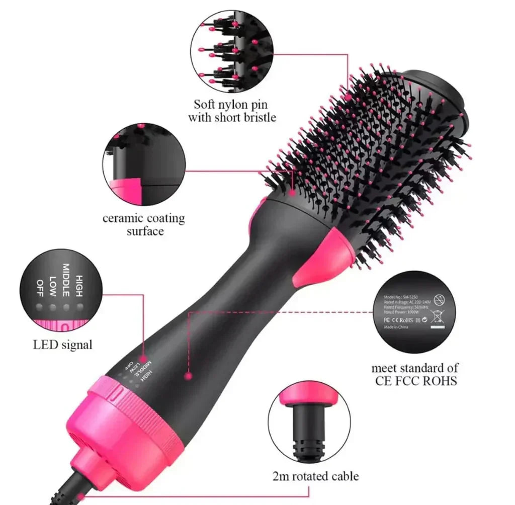 3 in 1 Electric Hot Air Hair Brush