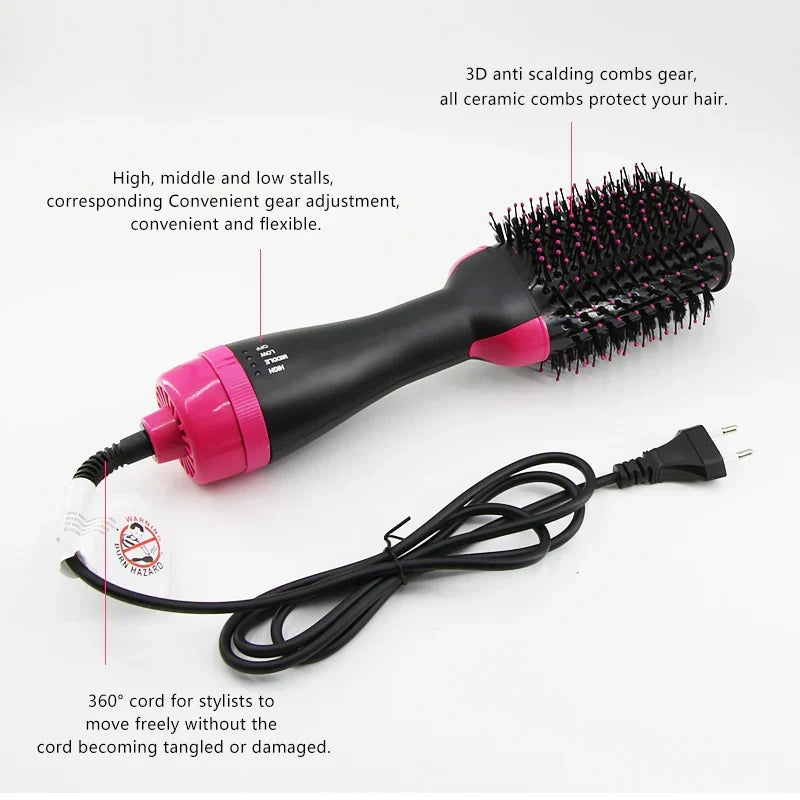 3 in 1 Electric Hot Air Hair Brush