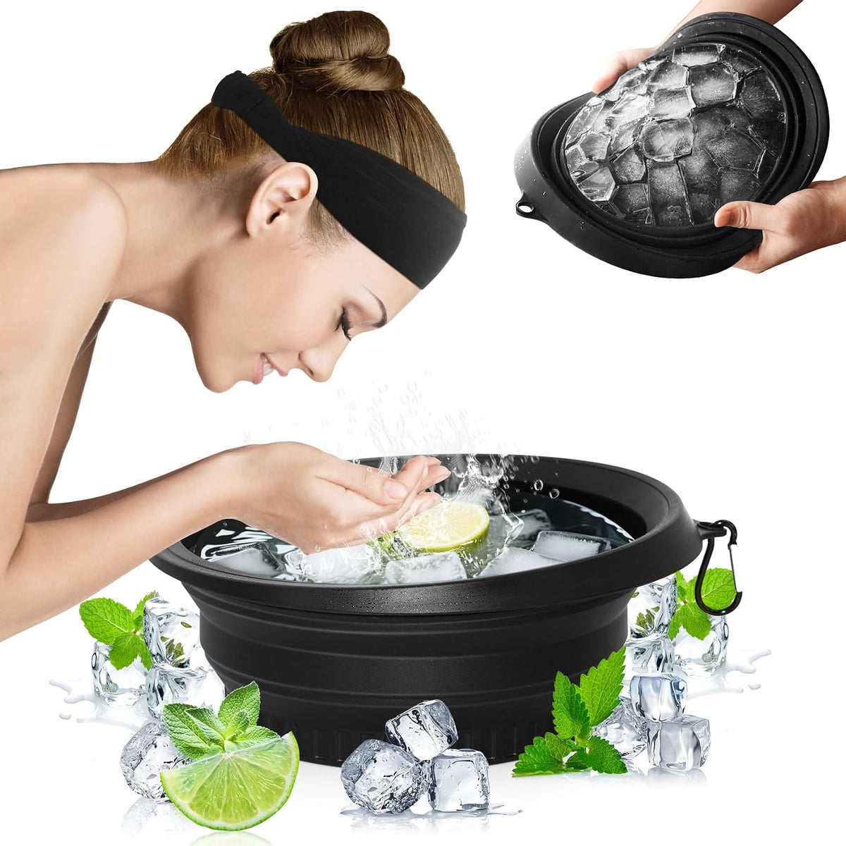 Silicone Ice Face Bowl