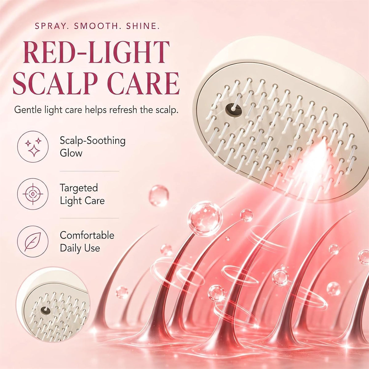 Electric Spray Air Cushion Comb