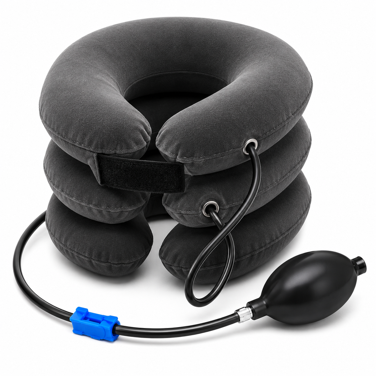 Cervical Spine Traction Neck Pillow – Adjustable Inflatable Neck Support Collar