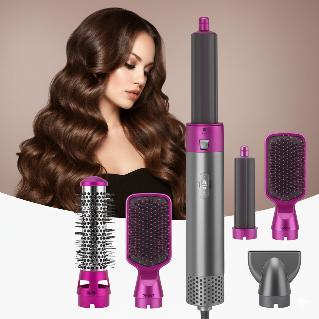 5 in 1 Hot Air Styler | 5 in 1 Hair Dryer Styling Tool