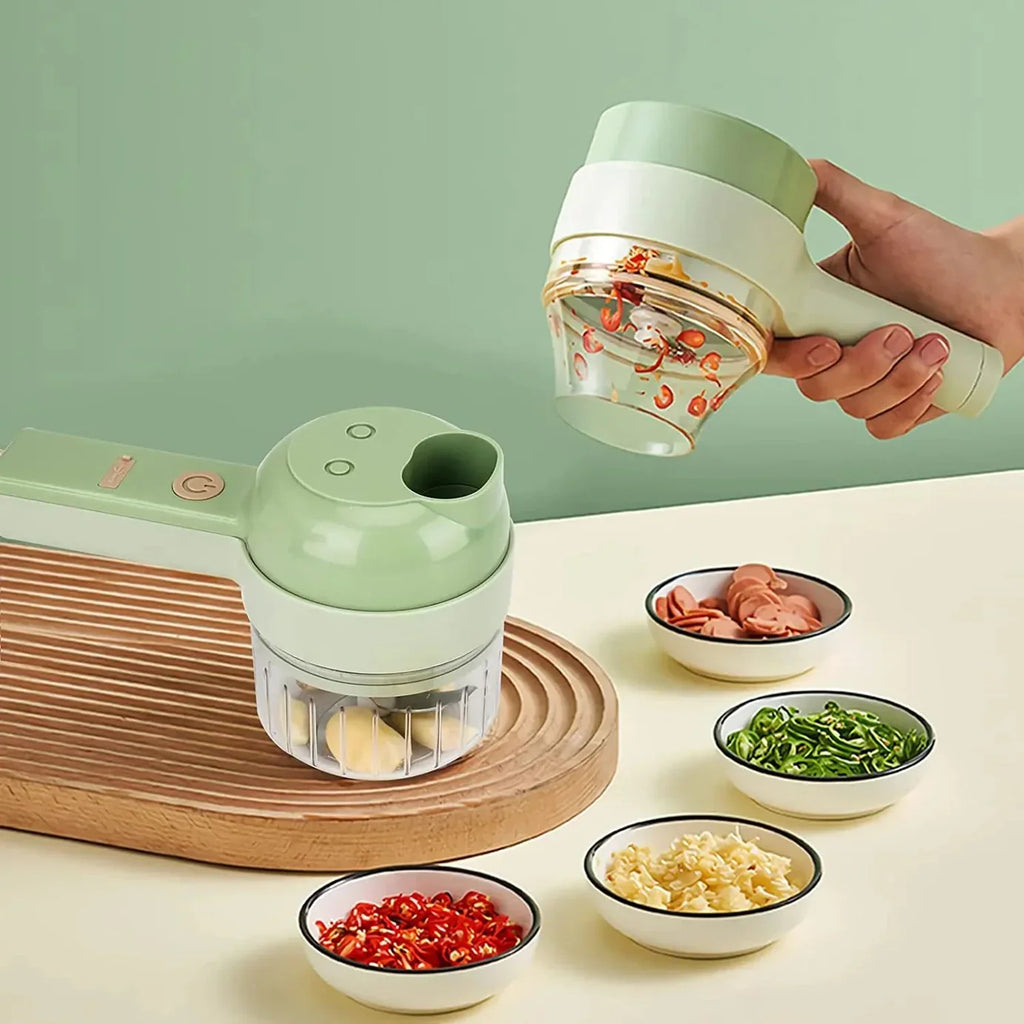 Rechargeable Handheld Electric Food Chopper – Vegetable, Onion & Meat Cutter