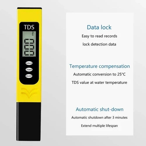 Tds Meter Water Purity Tester