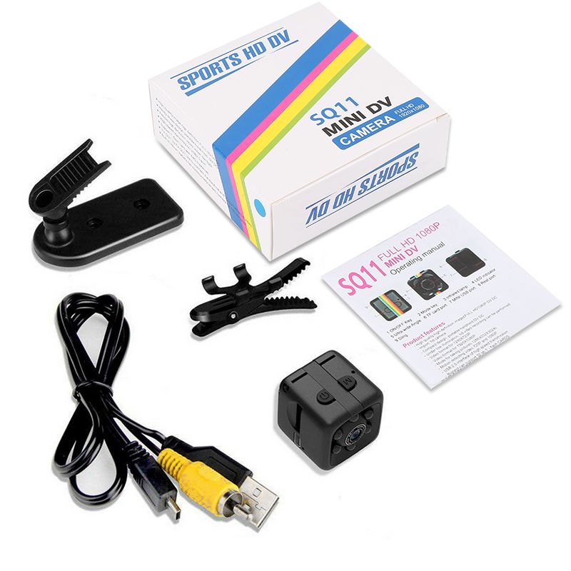 SQ11 Mini DV Camera – Compact 1080P Video Recorder with Motion Detection
